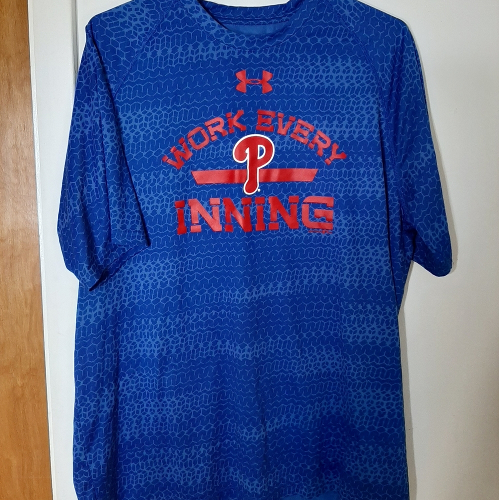 Under Armour phillies Workout top Sz XL